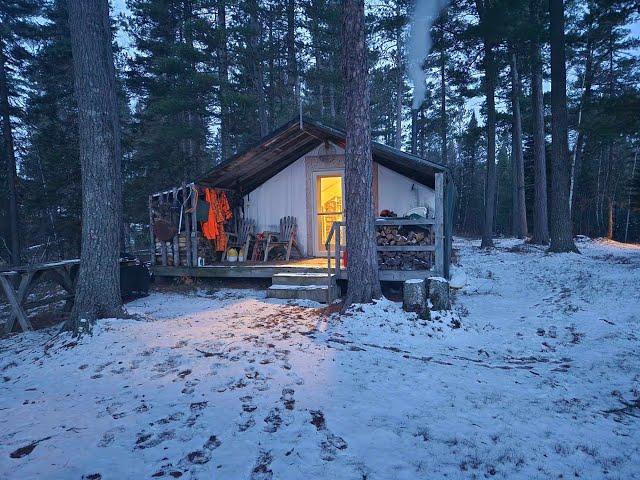 THE TENT. Deer Camp 2023, "The Movie." No kids yet. No deer. Grouse Camp? Still a great time.