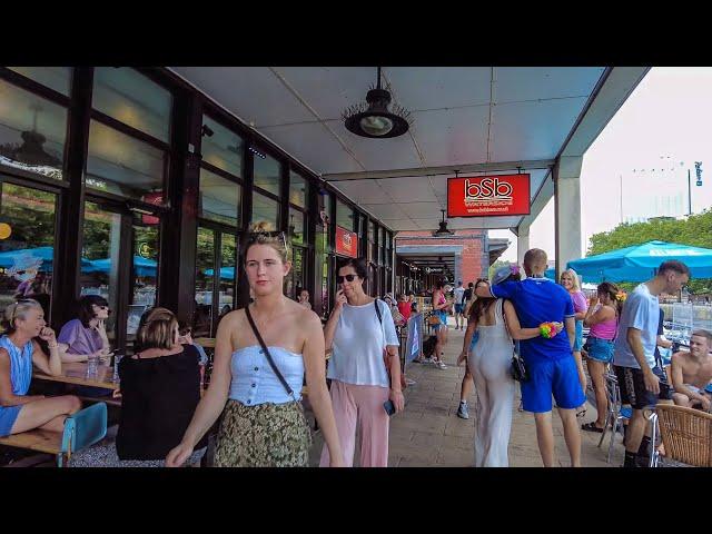 Walk around Bristol city centre Millennium Square 4K