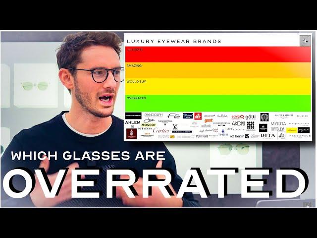 The Luxury Glasses TIER LIST: 50 of the World's BEST Frame Brands