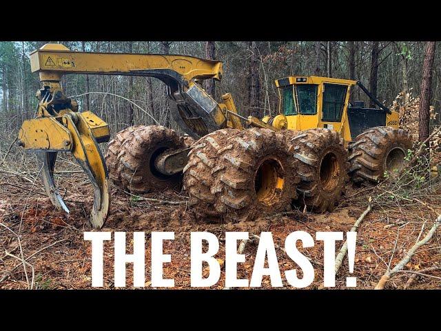 MEGA Machine- Tigercat 635d, 6.7 liter  Cummins and 10 monster tires pulling!