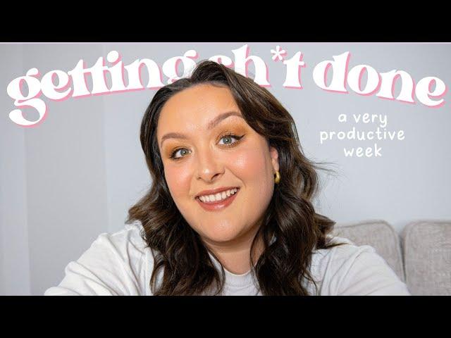 a very productive week ‍️ showing up for myself + autumn makeup routine | weekly vlog 35