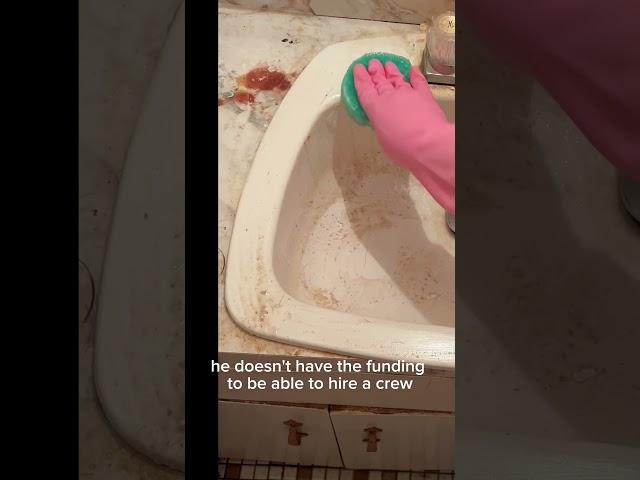 Bathroom Sink Deep Clean & answering commonly asked questions about the current home cleaning!