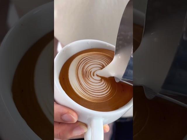 라떼아트 로제타의 정석. rosetta latte art