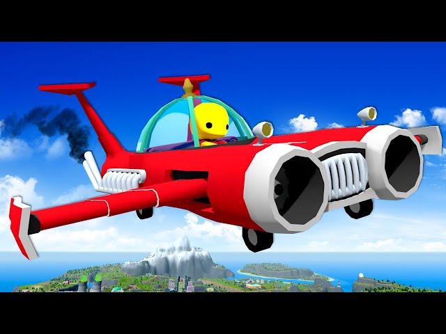 I Found a Secret FLYING CAR in Wobbly Life!