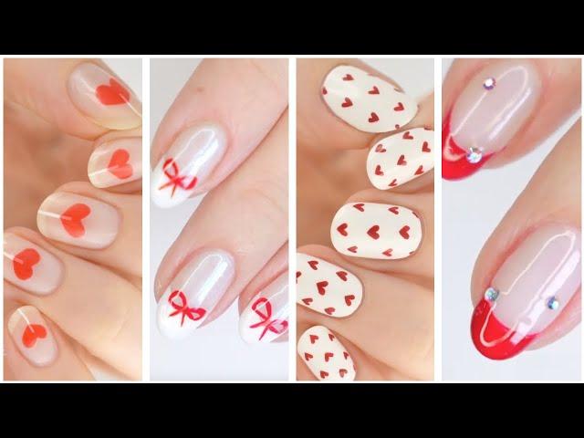 Nail Art For Valentine's Day 2025  Easy & Cute Nail Design Compilation!