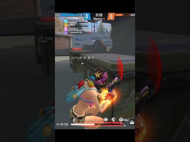 Brijesh Gaming | op 1 vs 4 game play with first fight op one teps tips and tricks #freefiremax 