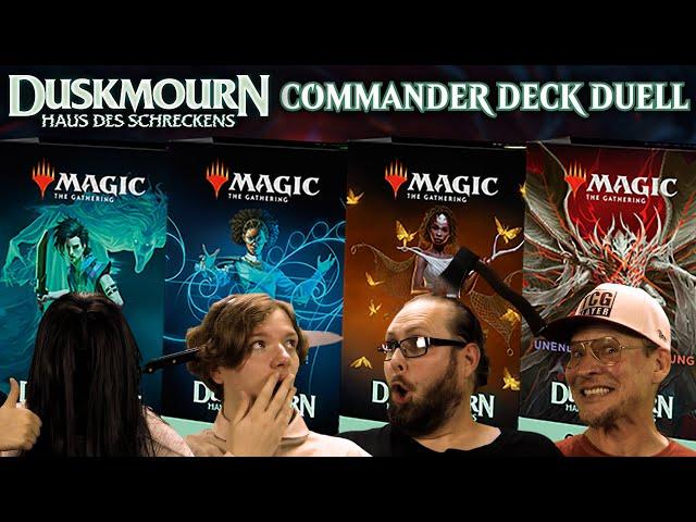 MTG Duskmourn Commander Deck Tutorial Match | Magic the Gathering spielen lernen | Trader Duel 2024