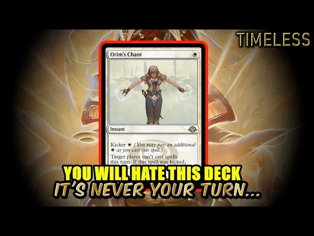 You Will Hate This Deck, and So Will I... - UW Chant/Prison | Timeless BO3 Ranked | MTG Arena