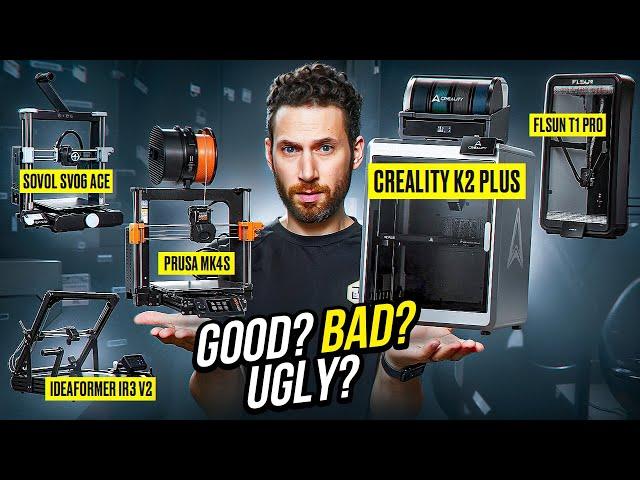 Good, Bad, Ugly: Creality K2 Plus? T1 Pro? SV06 ACE? MK4S?