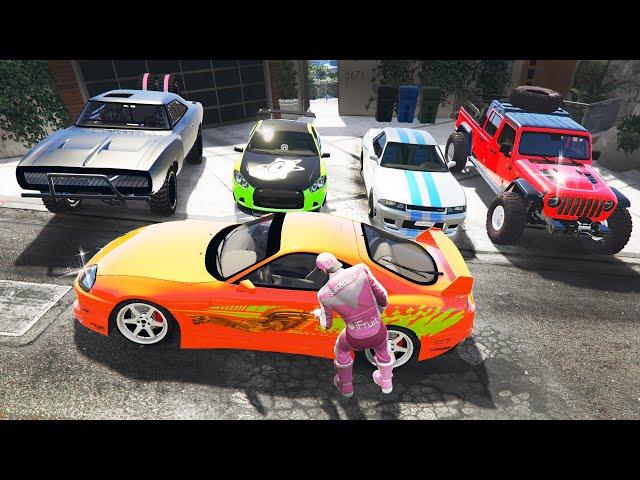 I Used TikToks To Steal Fast and Furious Cars in GTA 5