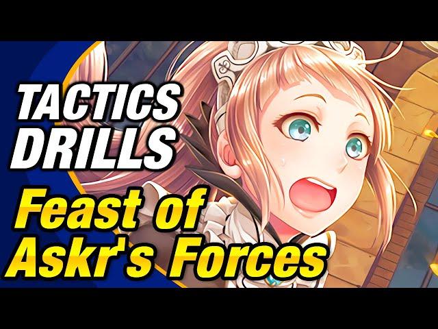 Fire Emblem Heroes - Tactics Drills: Grandmaster 129: Feast of Askr's Forces [FEH]