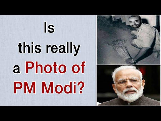 Is this really a Photo of PM Modi? || Factly