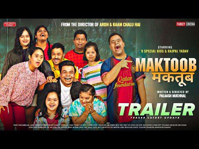 Maktoob first look teaser : Update | Rajpal Yadav, Rubina dilaik, Maktoob trailer (2024)