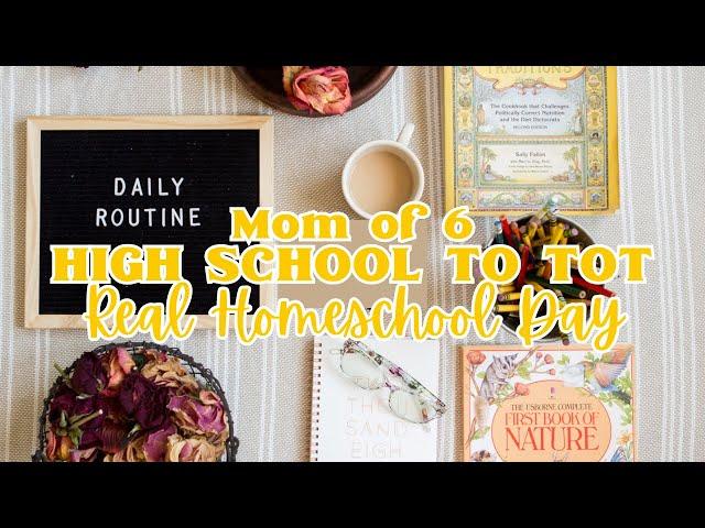 Homeschool Mom Routines | Homeschool Mom of 6 DAY IN THE LIFE