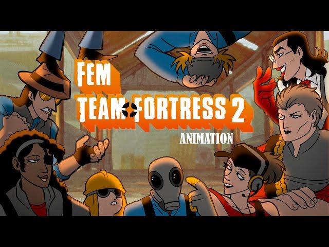 Fem Team Fortress 2 Animation  (tw: cruelty)