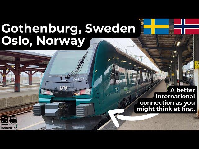 From Gothenburg in Sweden to Oslo in Norway by train a great international railway connection by VY