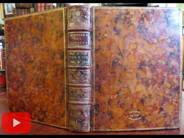 History of Voyages Iceland Siberia Russia 1768 French rare Book | Brian DiMambro Virtual Book Tour