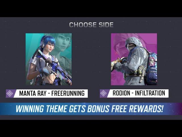 UNLOCK MANTA RAY - FREERUNNING OR RODION - INFILTRATION + FREE REWARDS!