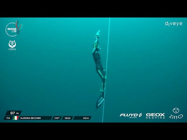 -113m WR CWT Alessia Zecchini CMAS WCHs 2019