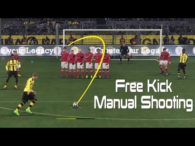 PES 2017 FREE KICKS GOALS ( MANUAL SHOOTING ) GAMEPLAY PS4 | بيس 2017