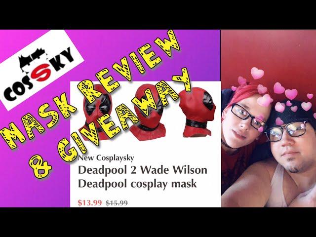 Cossky Deadpool Mask Review & Giveaway - Steph And Mannie