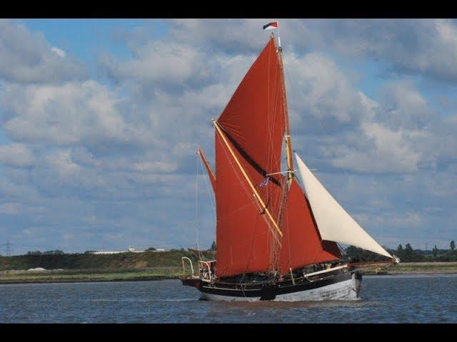 Tom Cunliffe sails aboard the engineless Thames sailing barge Cambria.