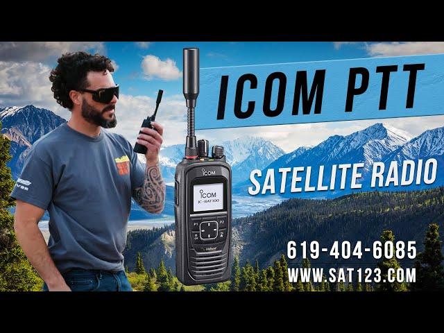 ICOM PTT Satellite Radio - How does it work?