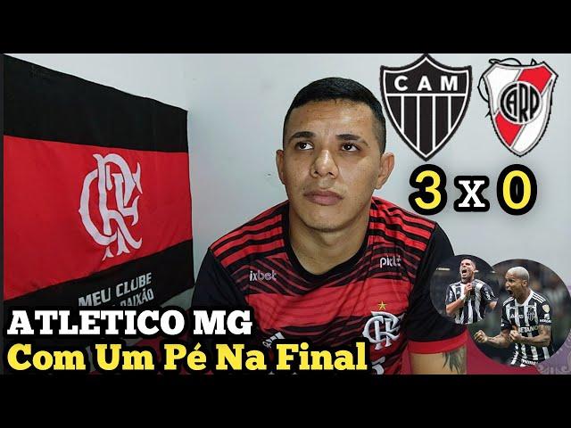 REACT ATLÉTICO MINEIRO 3X0 RIVER PLATE melhoras Momentos e Gols,  libertadores 2024