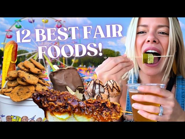 12 MUST-TRY Fair Foods at the BIGGEST State Fair in America | Minnesota State Fair Food Vlog