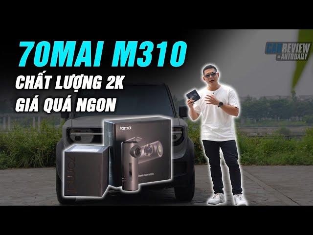 Trải nghiệm camera hành trình 70mai M310 - Chất lượng 2K, điều khiển giọng nói, giá quá ngon