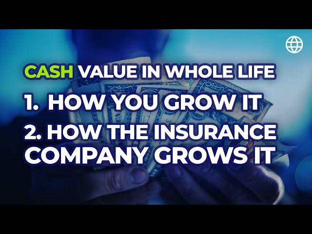 Understanding The Cash Value in Life Insurance. 1. How YOU grow it. 2. How The COMPANY grows it