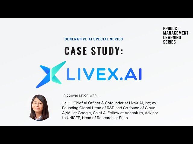 Innovating with AI Copilots with LiveX AI Cofounder Jia Li