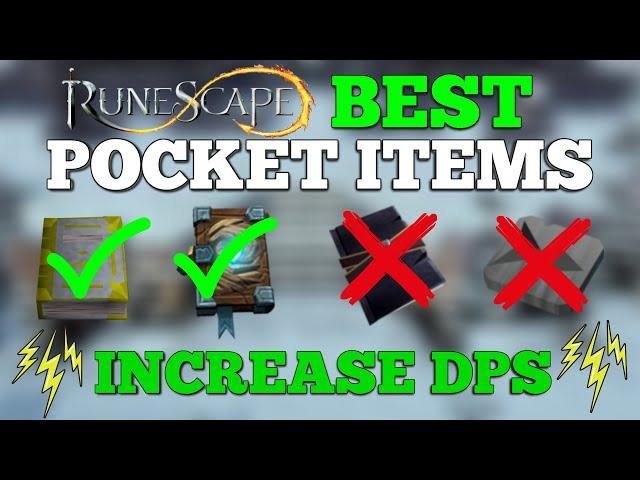 Massively Increase your DPS with THESE Pocket Slot Items - Runescape 3 -  2021