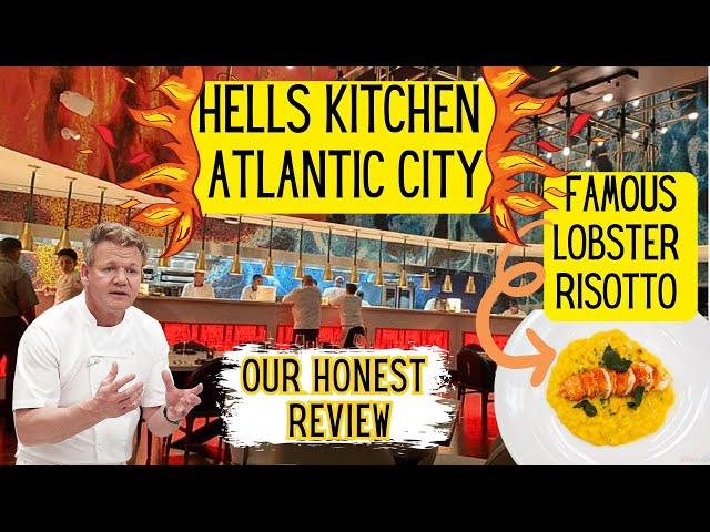 Trying HELLS Kitchen in ATLANTIC City | Gordon Ramsay at CAESARS | The BEST One Yet !?  TONS of Food