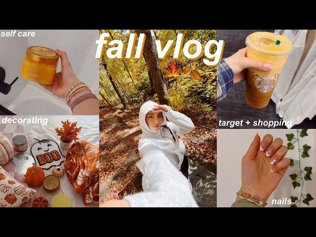 fall days in my life vlog *decorating, shopping, nails, etc* 