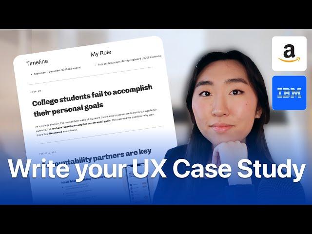 How to Write & Structure Your UX Case Study