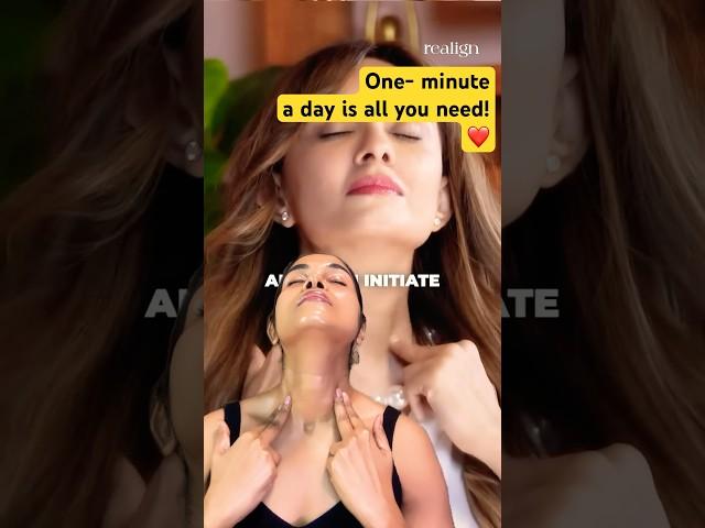 Trying the Viral One-minute Face glow massage #skincareroutine #antiaging  @RealignPodcastClips