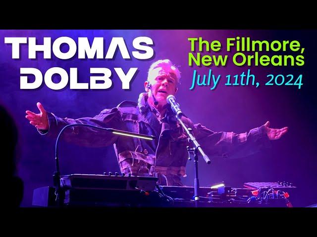 Thomas Dolby (with some Thompson Twin's Tom Bailey) New Orleans July 11th, 2024 FULL SET