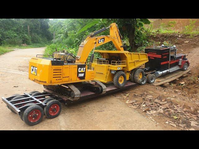 cat 797 scale 1/14, cat 390f scale 1/8, king hauler 1/6 | rc action homemade