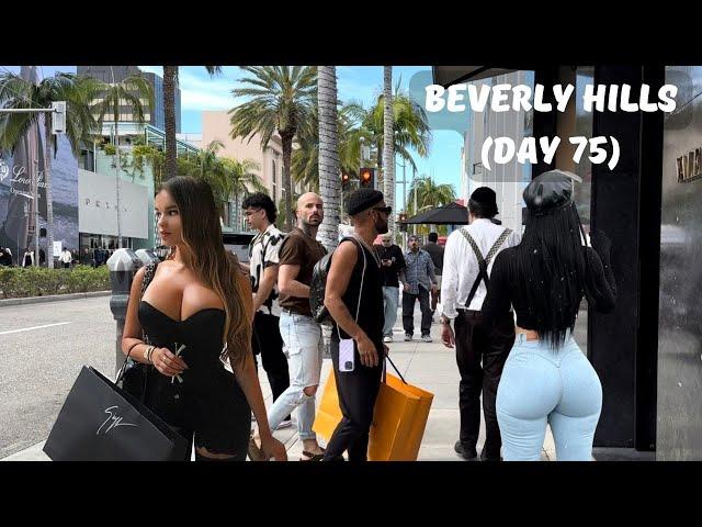  BEVERLY HILLS RODEO DRIVE (Day 75) | ‍️️Best Highlights | Walk Tour | 4K HDR 60FPS