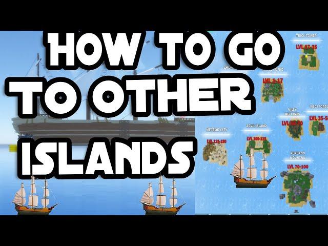 HOW TO GET TO OTHER ISLANDS IN HUNTER X HUNTER ULTIMATE FINALE | HXH: ULTIMATE FINALE (ROBLOX)