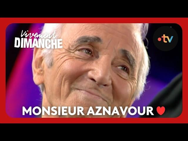 Charles Aznavour : nos plus beaux souvenirs sur le plateau de Vivement Dimanche