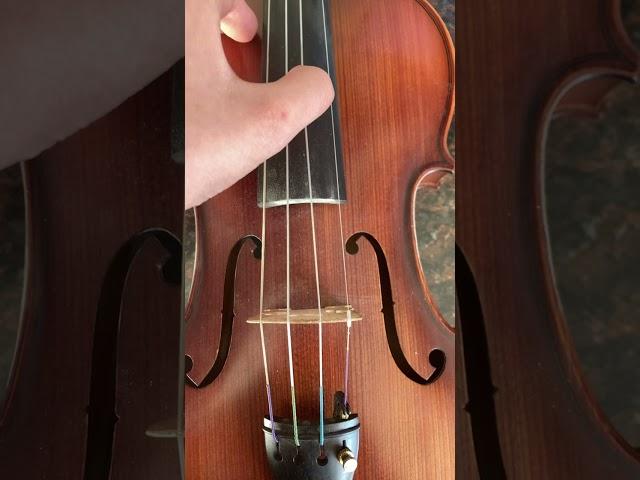 How a tuned violin should sound like