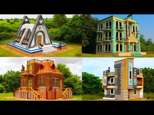 Top 4 Building! Technique Building Villa House & Swimming Pool For Entertainment Place In The Forest