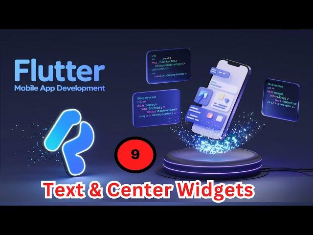 Text and Center Widget #flutterforbeginners #fluttercourse #FlutterRoadmap #fluttertutorial