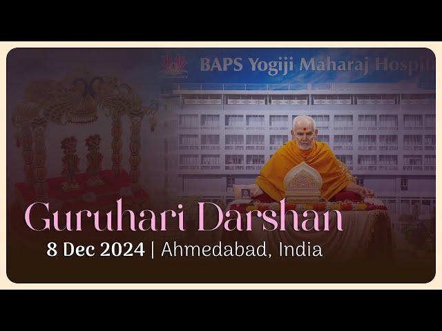 Guruhari Darshan, 8 Dec 2024, Ahmedabad, India