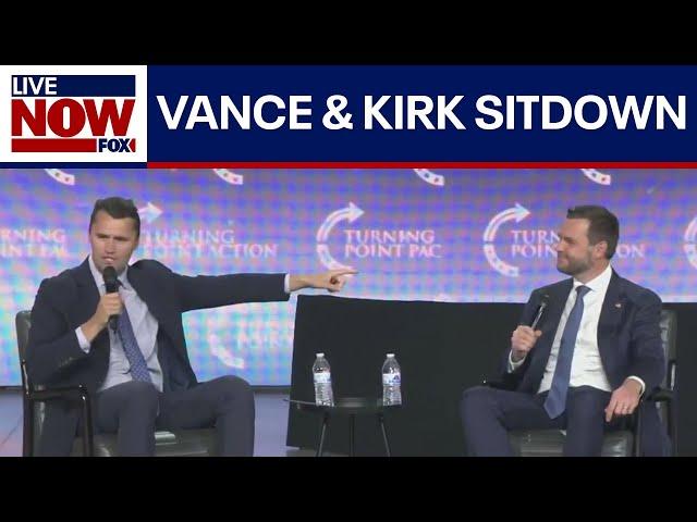 WATCH: Charlie Kirk sits down with JD Vance | LiveNOW from FOX