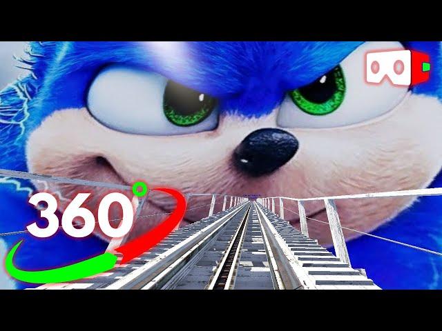 VR 360° Sonic The Hedgehog Roller Coaster for Virtual Reality