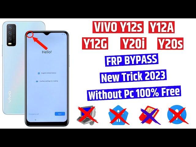 Vivo Y12s Frp Bypass | New Security 2024 | Vivo Android 11 / 12 Frp Bypass  (Without Pc)