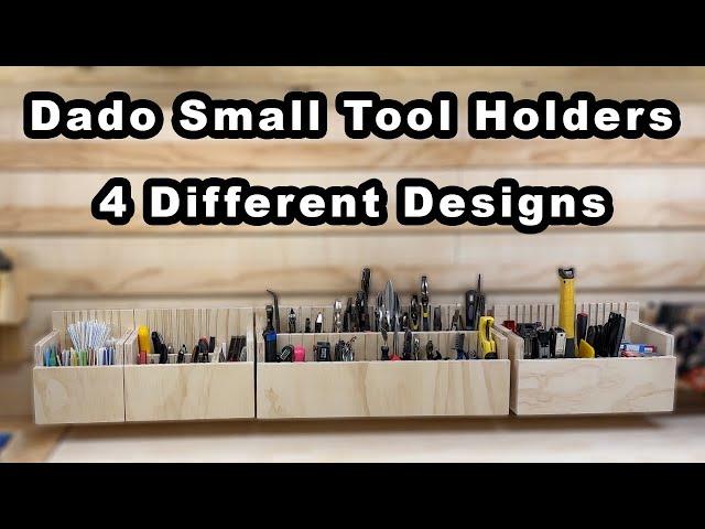 Small Tool Organizers - Learn To Make Dado Boxes - Small Wood Shop Series